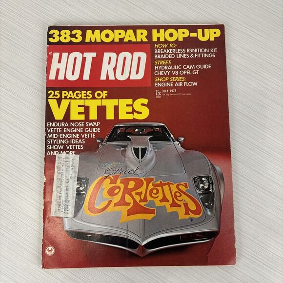 Vintage 1973 HOT ROD MAGAZINE Lot Of 7 Magazines - Picture 3 of 8